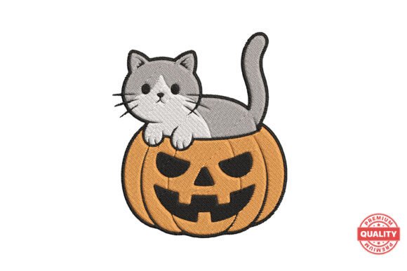 Cat in Pumpkin Embroidery Review