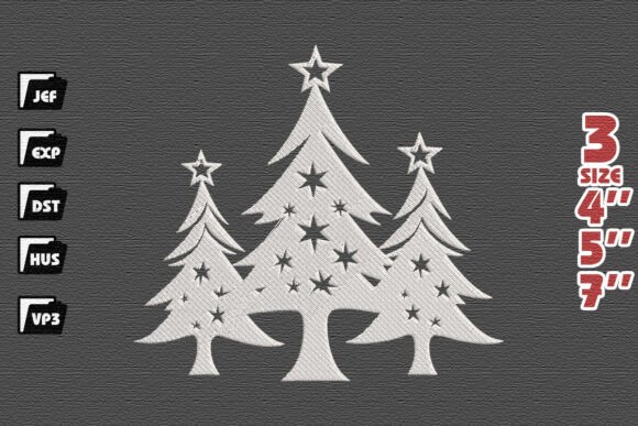 Elegant Starry Christmas Tree Forest Embroidery Review