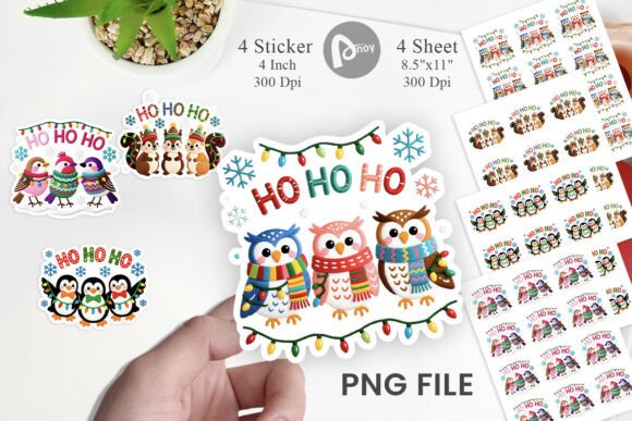 Faux Embroidery Holiday Animal Sticker Review