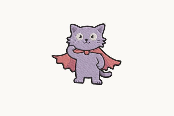 Hero Cat with Cape Embroidery Review