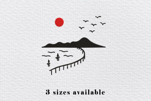 Seaside Sunset Embroidery Design Review