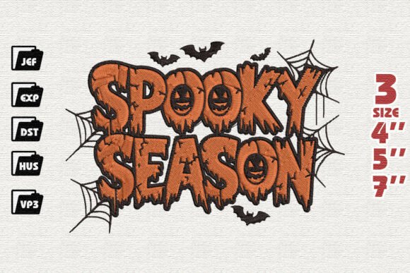 Spooky Season Pumpkin Font Embroidery Design Review